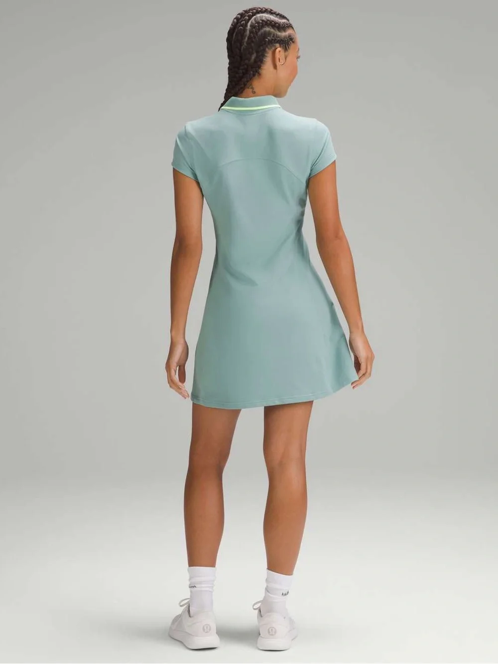 Lululemon Short-Sleeve Polo Dress in Rip Tide Faded Zap